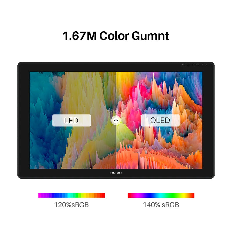 23.8 Inch HUION Kamvas 24 Plus Graphics Tablet Monitor with Screen with Drawing Display Digital Pen