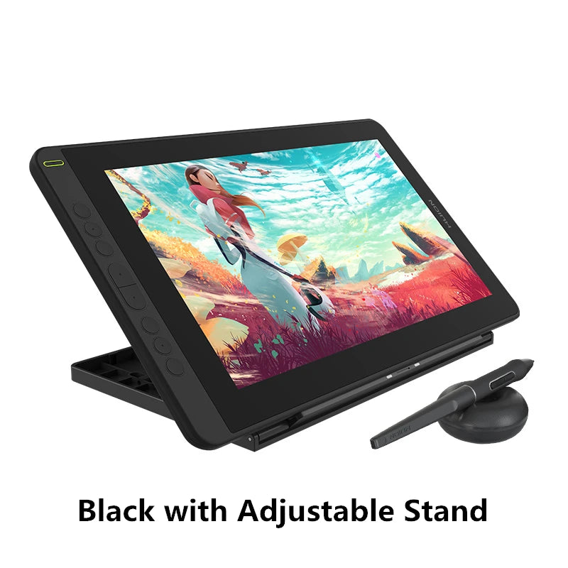 HUION Kamvas 12 Graphic Tablet Monitor 11.6 Inch Anti-glare Screen Tilt Support Drawing Pen Display Battery-Free Digital Stylus