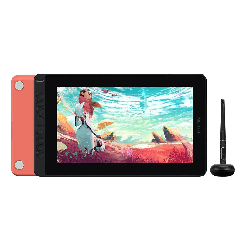 HUION Kamvas 12 Graphic Tablet Monitor 11.6 Inch Anti-glare Screen Tilt Support Drawing Pen Display Battery-Free Digital Stylus