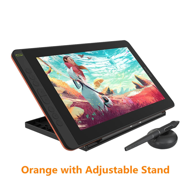 HUION Kamvas 12 Graphic Tablet Monitor 11.6 Inch Anti-glare Screen Tilt Support Drawing Pen Display Battery-Free Digital Stylus