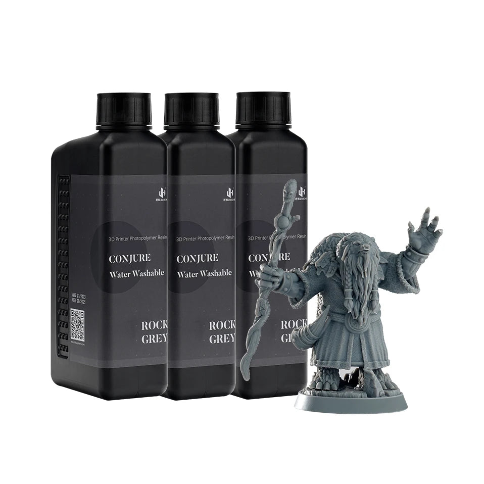 Conjure Water Washable Resin For 3D Printer LCD UV Resin Like ABS Photopolymer Resin For Anycubic/Elegoo Printer