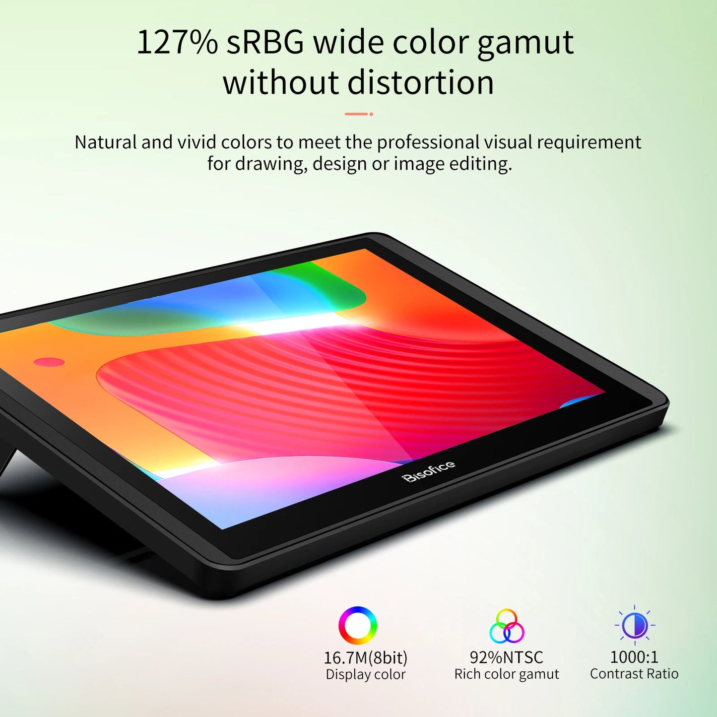 11.6 Inches BOSTO 12HD-A H-IPS LCD Graphics Drawing Tablet Monitor 1366x768 Display 8192 Pressure Level w/ Tilt Function Stylus Pen