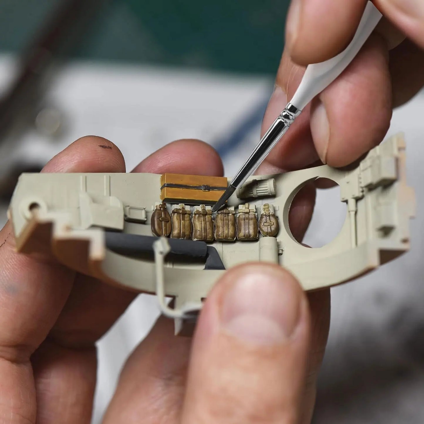 Yutiars Detail Paint Brushes Set, 11 Pcs Miniature Brushes for Fine Detailing & Art Painting - Acrylic, Oil, Watercolors & Paint