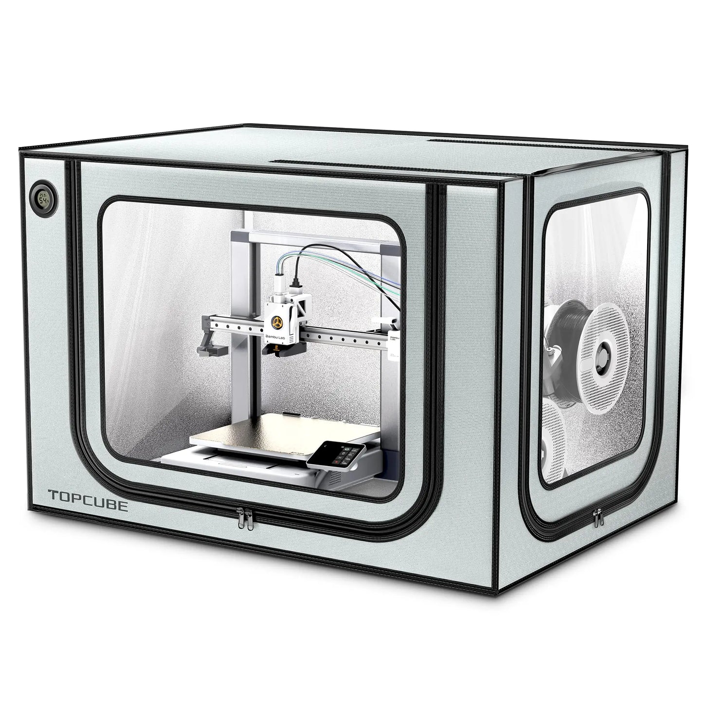 3D Printer Enclosure For Bambu A1 3D Printer fireproof 3D printer House Cover with LED light Constant Temperature