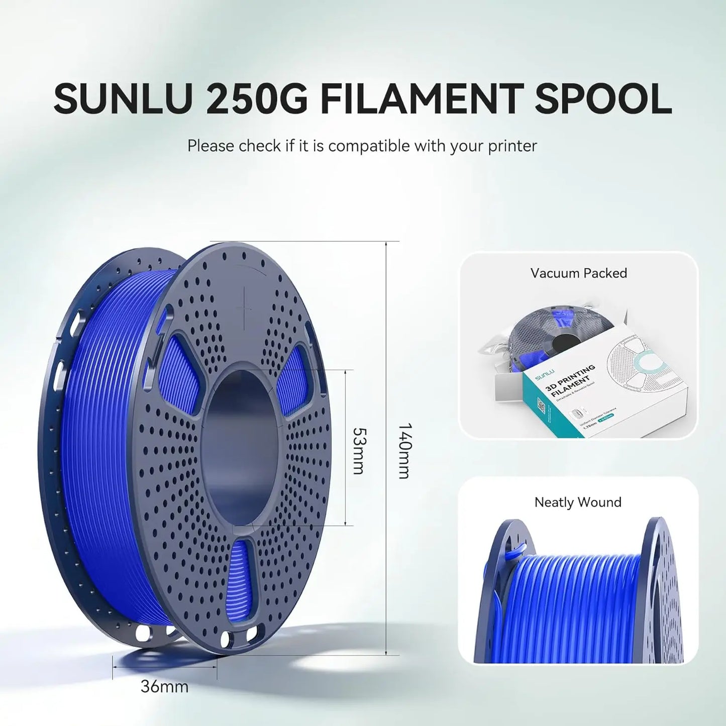 16 Color PLA Filament Bundle, 1.75mm for 3D Printers, Vacuum Packed, 4kg Total with Transparent and Solid Options