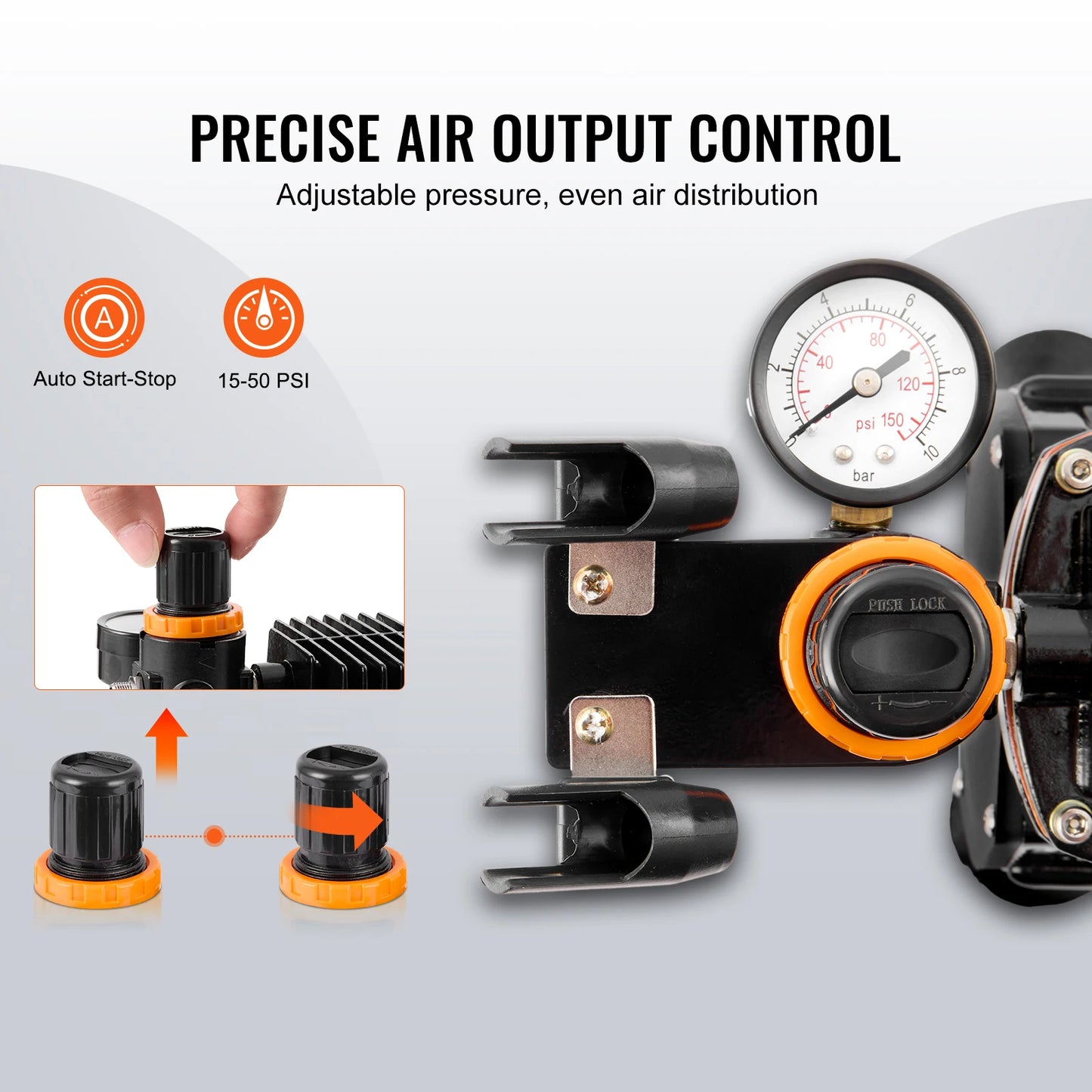 VEVOR Airbrush Kit, Dual Fan Air Compressor Professional Airbrushing System Kit with Airbrushes Mixing Wheel Cleaning Brush Set