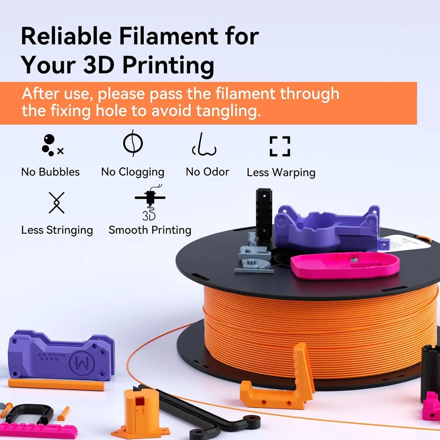 PLA Filament 1.75mm,Gold PLA 3D Printer Filament Bundle 1kg Spool (2.2lbs),Pack of 2,3D Printing Filament Dimensional