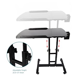Workstation Tray Shop Adjustable Furniture Collapsible Equipment Portable Desk Workbench Tattoo