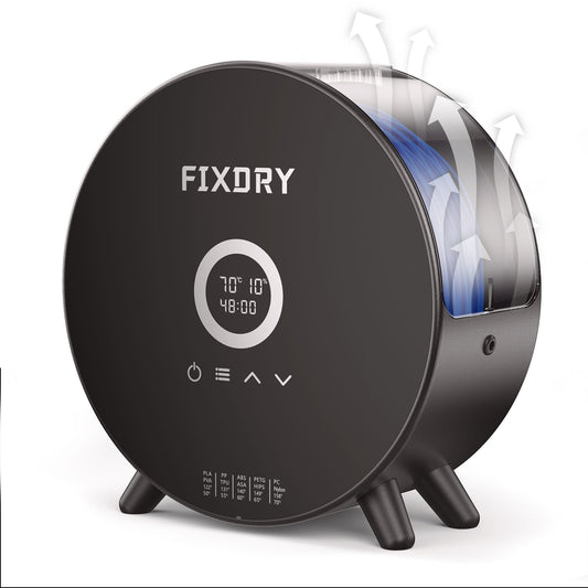 FIXDRY LED Touch Screen 3D Printer Filament Dryer Box Upgrade 360º Surround Heating Adjustable Thermo 3D Printing Drying