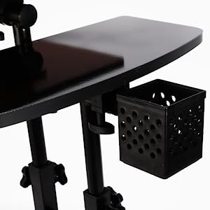 Workstation Tray Shop Adjustable Furniture Collapsible Equipment Portable Desk Workbench Tattoo