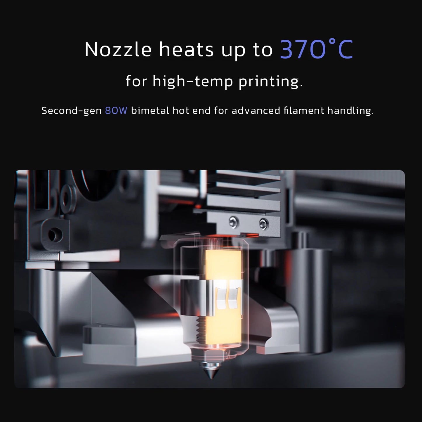 QIDI Plus 4 3D Printer, 600mm/s High-Speed 3D Printer withFull-auto Calibrati, Independent Dual Z-axis Motors, 55℃ Chamber Heat