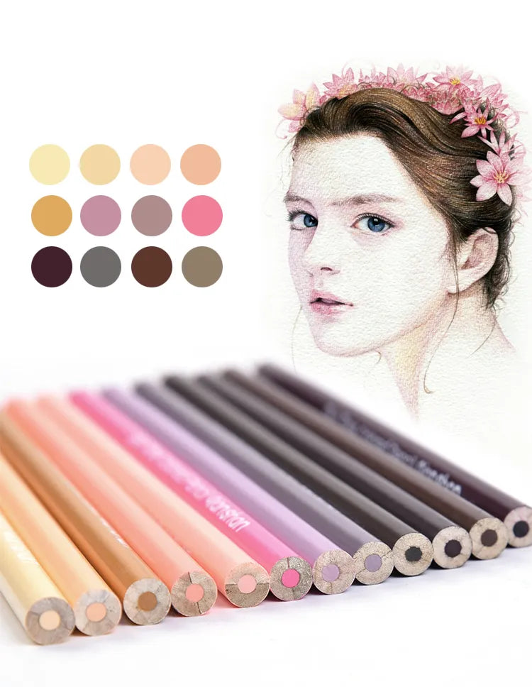 Professional Oil/Watercolor Pencil Set with Bag 48/72/120/150/180 colored pencils Art Supplies Pencils