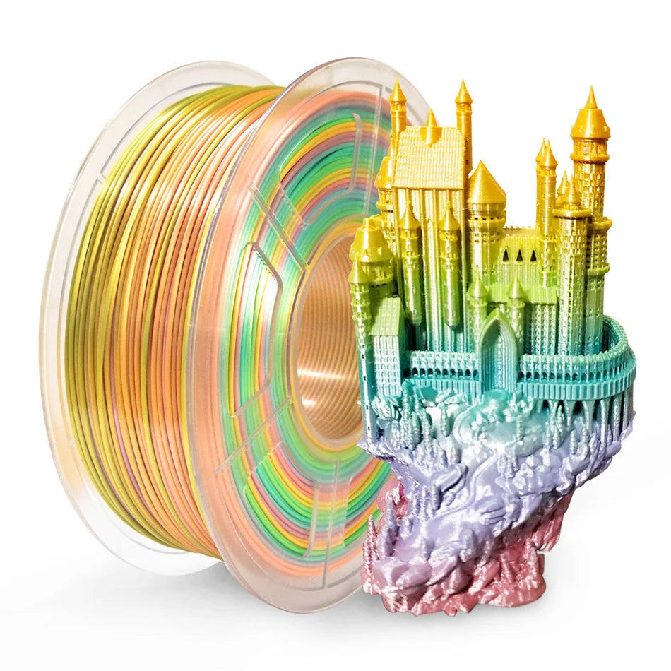 SUNLU 1KG PLA SILK Filament 3D Printer Filament Texture Tangle free 100% no bubble with Vacuum packing Various colors available