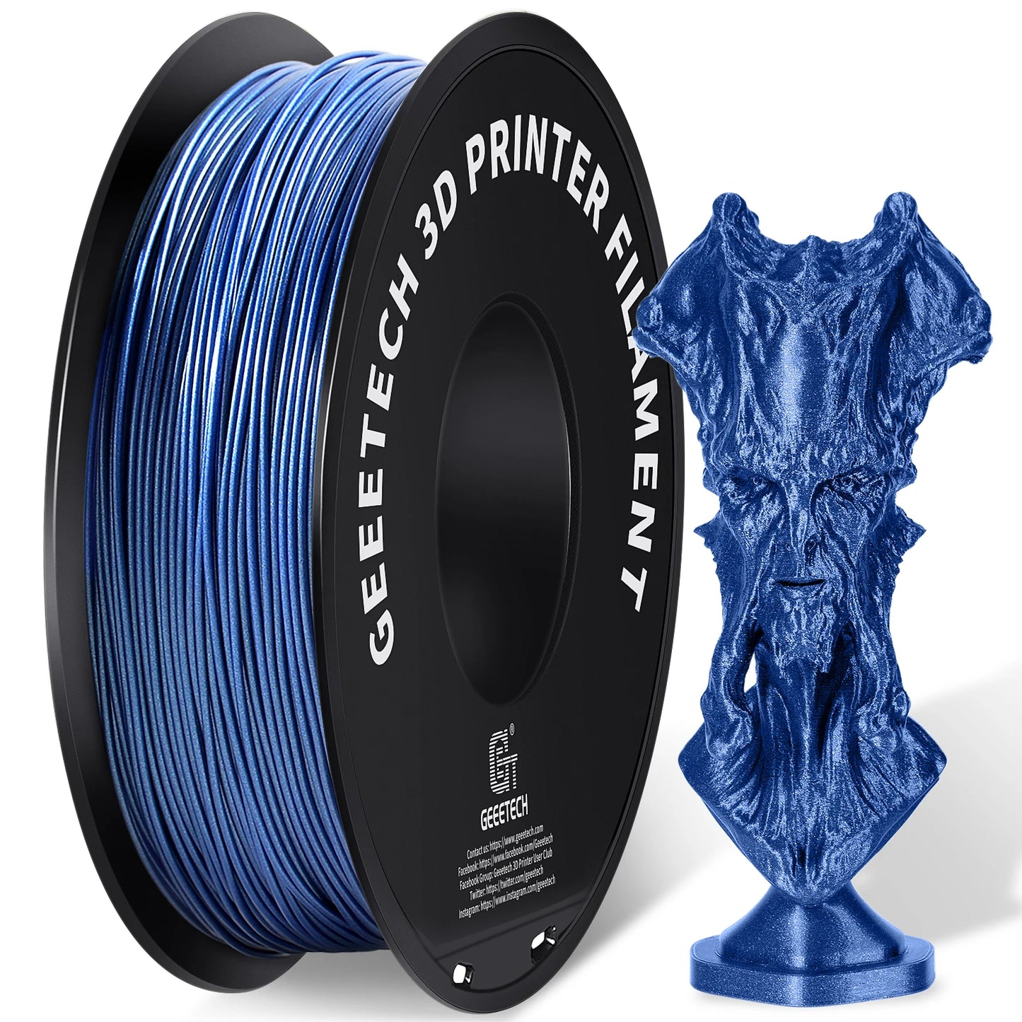 GEEETECH 3d Silk PLA Filament 1kg1.75mm Spool Wire For 3D Printer Material,Safety, Vacuum packaging, special color, Bubble free