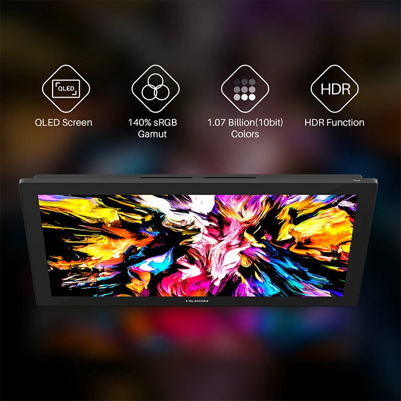 HUION Kamvas Pro 24 4K Graphics Tablet Screen 23.8 Inch Pen Display UHD Professional Drawing Monitor Support Android Linux MacOS