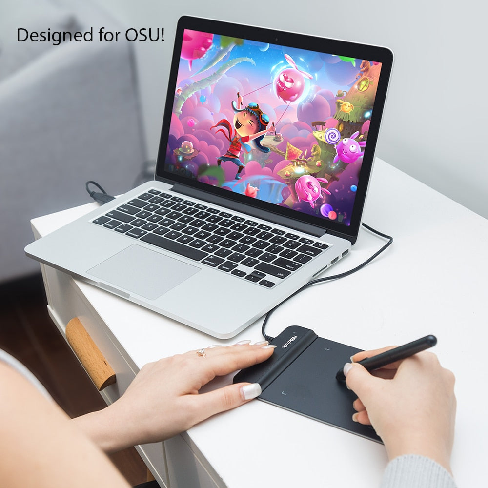 XPPen G430S Drawing Tablet 4x3 Inch Graphic Tablet Digital Tablet 8192 Level Mini Tablet for OSU Game with Battery-free Stylus