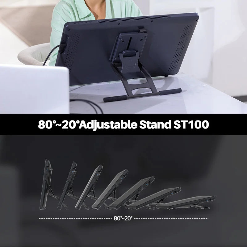 Huion Kamvas 22 Graphic Tablet Monitor 21.5 inch Screen Pen Display Compatible with Windows/mac//Linux/Android USB3.1 GEN1 DP1.2