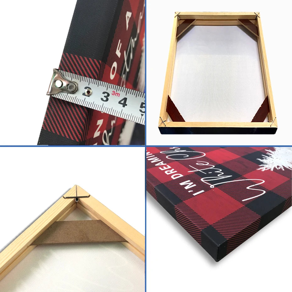 DIY Frames Canvas Stretcher Bars With Factory Price Oil Painting Picture Natural Wood Frame for Diamond Painting Wall Art Frame