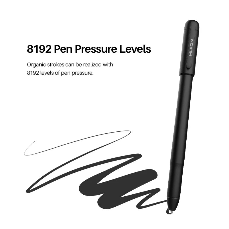 Huion Scribo PW310 Graphic Tablet Stylus 8192 Pen Pressure with 3 Replacement Refills Support H420X H640P Q620M HS64 H610PROV2