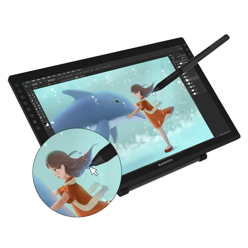 GAOMON PD2200 21.5 Inches 92%NTSC Graphic Drawing Tablet  Monitor Pen display with Tilt-Support Battery-Free 8192 Pen Pressure