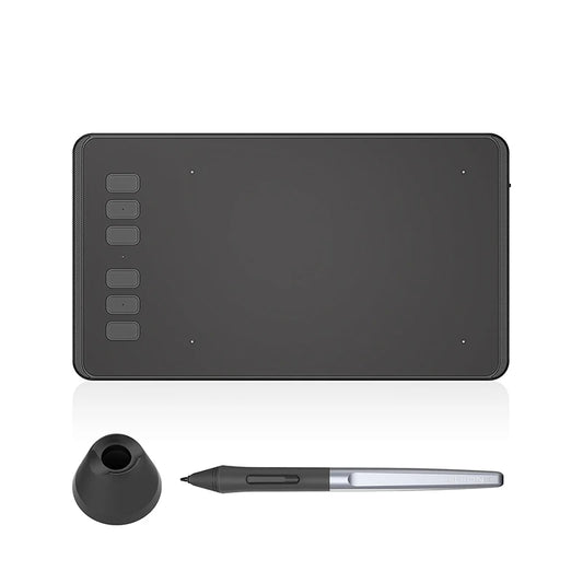 HUION H640P Drawing Graphics Tablets with 6 Press Keys Battery-Free Pen Tablet 8192 Levels Pressure Android Phone OTG Connection