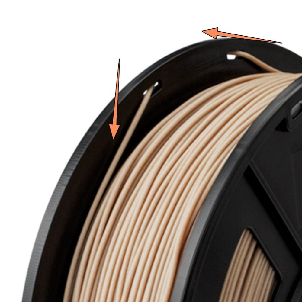 SUNLU wood fiber 3d printer filament PLA&amp;wood 3d filament 1.75mm 1kg wood  for 0.4mm nozzle fine and non-clogging