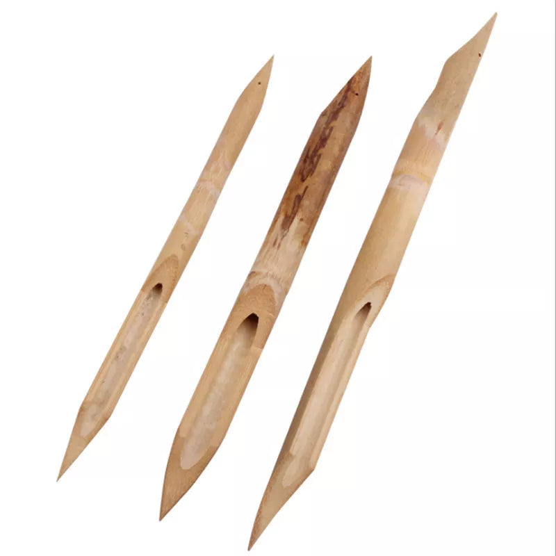 3Pcs/Set Hard Strong Bamboo Reed Pens Pottery Ceramic Shaping Tools Polymer Clay Tool