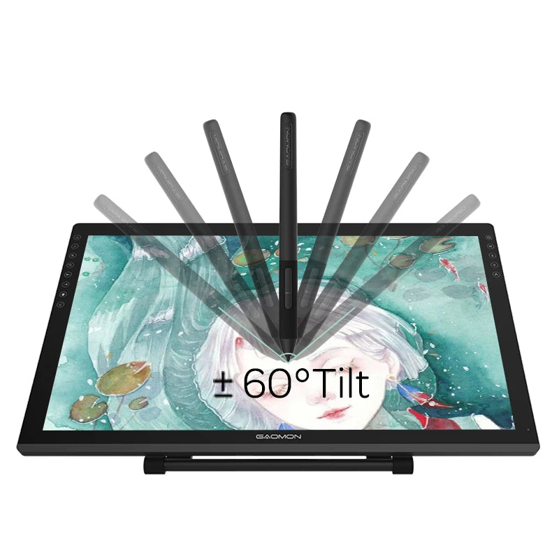 GAOMON PD2200 21.5 Inches 92%NTSC Graphic Drawing Tablet  Monitor Pen display with Tilt-Support Battery-Free 8192 Pen Pressure
