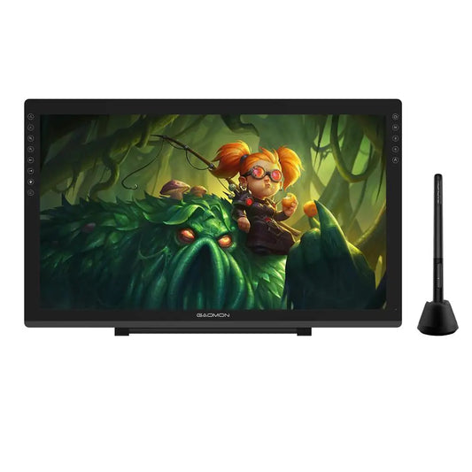21.5 Inches Gaomon PD2200 Graphics Tablet Anti-Glare Full Lamination Screen Display with 8 Touch Keys Support ±60° Tilt Function