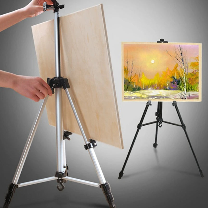 High Quality Adjustable Tripod Painting Easel Stand Aluminium Alloy Canvas Paint Holder Display Art Supplies for Painting