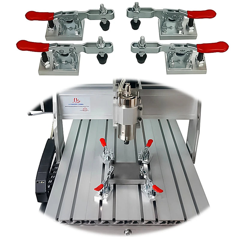 4 Axis CNC Router 6040 3040 8060 USB Port Milling Engraving Machine with Limit Switch for DIY Wood PCB PVC Acrylic Metal Carving