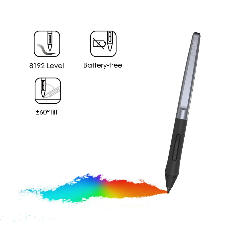 HUION H580X INSPIROY Graphics Tablets Drawing Digital Tablets 8 x 5inches Art Digital Tablet for Drawing Battery-Free PW100 Pen