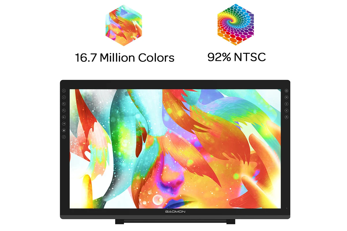 GAOMON PD2200 21.5 Inches 92%NTSC Graphic Drawing Tablet  Monitor Pen display with Tilt-Support Battery-Free 8192 Pen Pressure