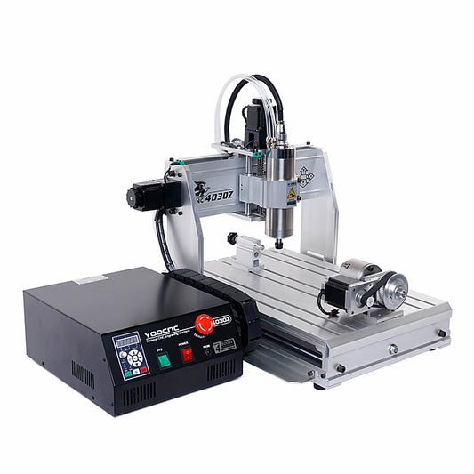 4 Axis CNC Router 6040 3040 8060 USB Port Milling Engraving Machine with Limit Switch for DIY Wood PCB PVC Acrylic Metal Carving