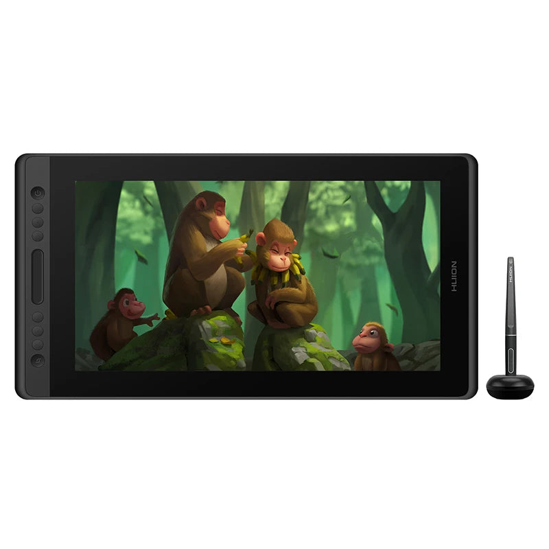 Huion Kamvas Pro 16 15.6 inch Graphic Tablet  Monitor Battery-Free Pen Display Digital Tablet Drawing Monitor with Tilt AG Glass