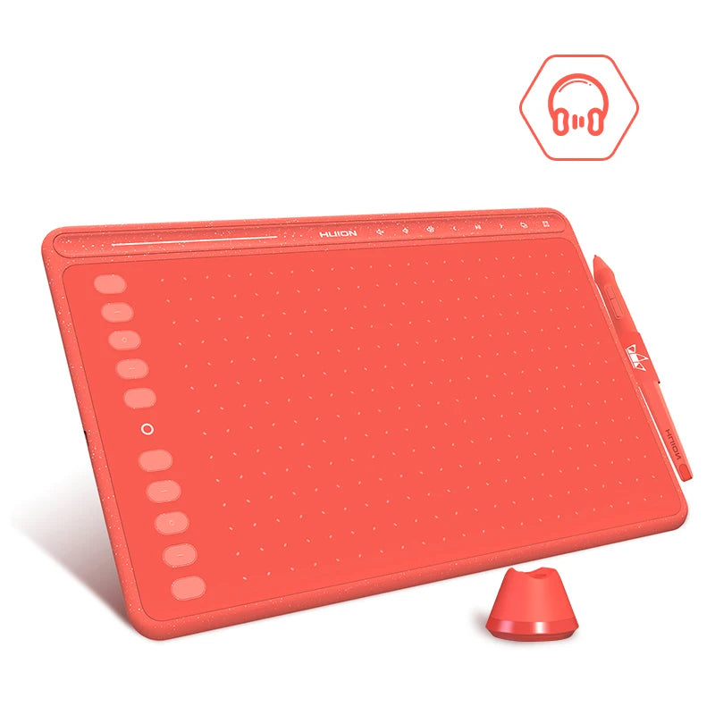 HUION HS611 Drawing Graphic Tablet Digital Painting Tablets With 8192 Levels Pen Stylus USB Type-C Port For PC Android Phone Mac