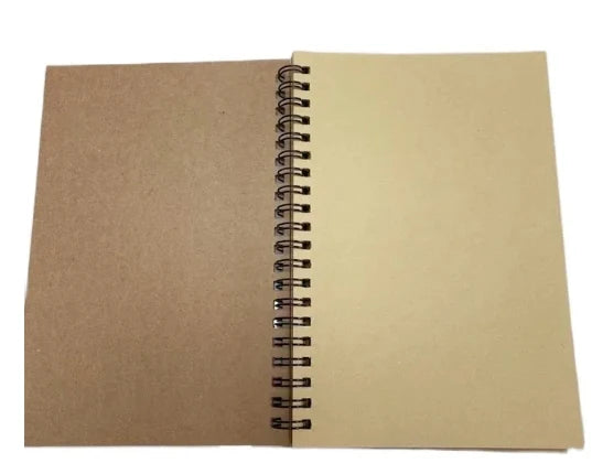 Vintage Kraft Paper  Blank Graffiti Inner Page Notebook Art Students Sketch Book Office Memo Children Graffiti School Stationery