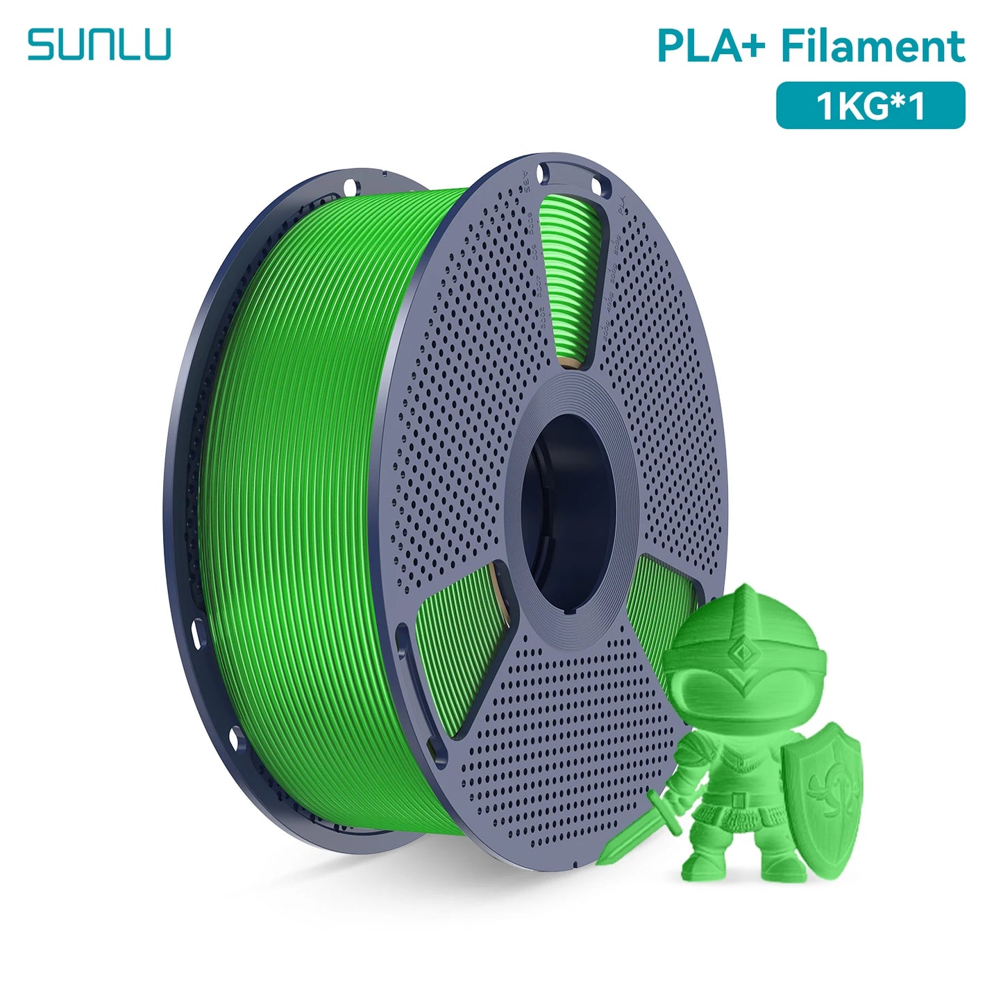 SUNLU PLA PLUS 1KG PLA+ 3D Printer Filament 1.75mm High transparency Tolerance+/-0.02mm Colorful Neatly Wound 300MM/S