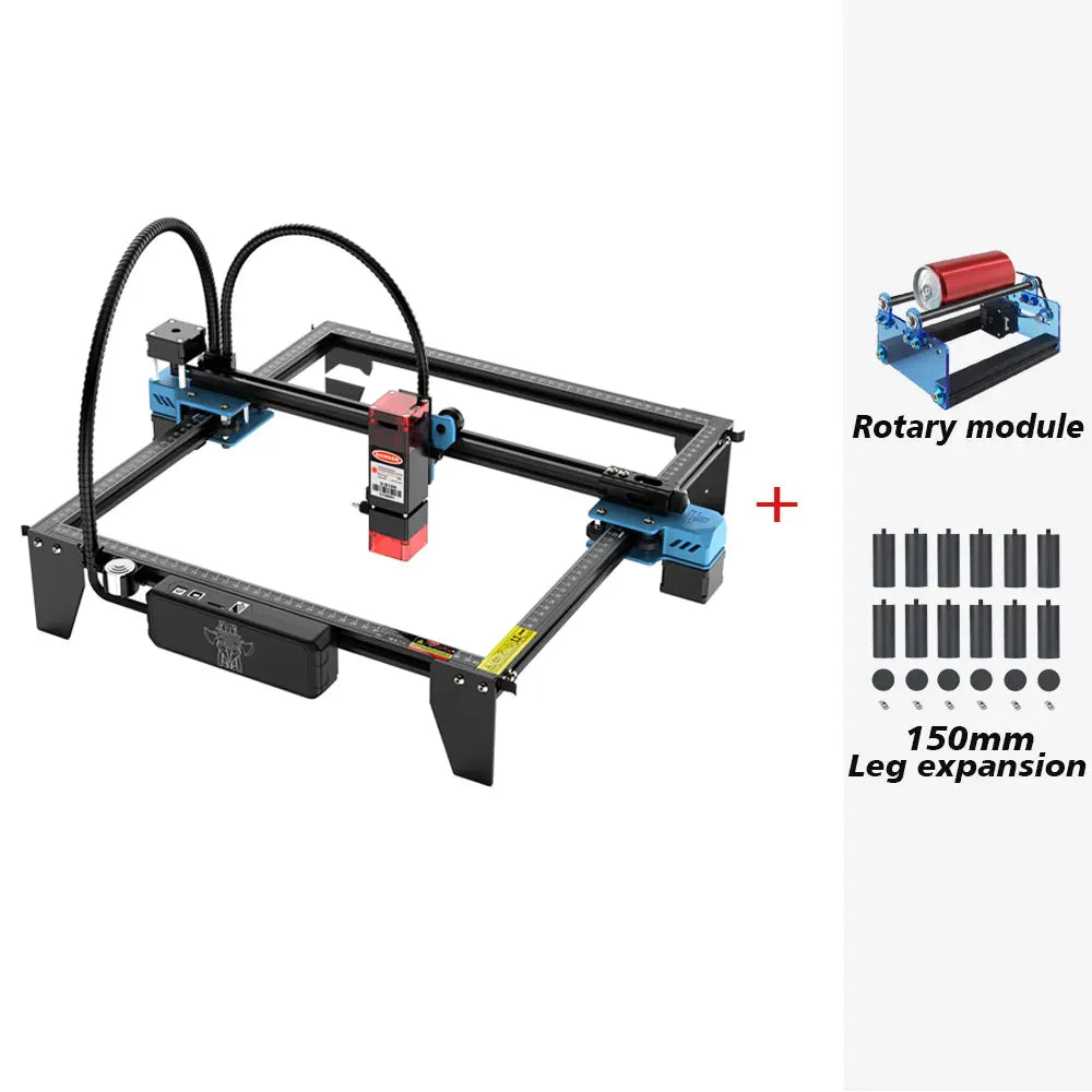 TwoTrees TTS-10 Pro Laser Engraver Stainless Steel Engraving Machine DIY Woodwork Cutting Machine 445±5nm Blue Light Cnc Machine