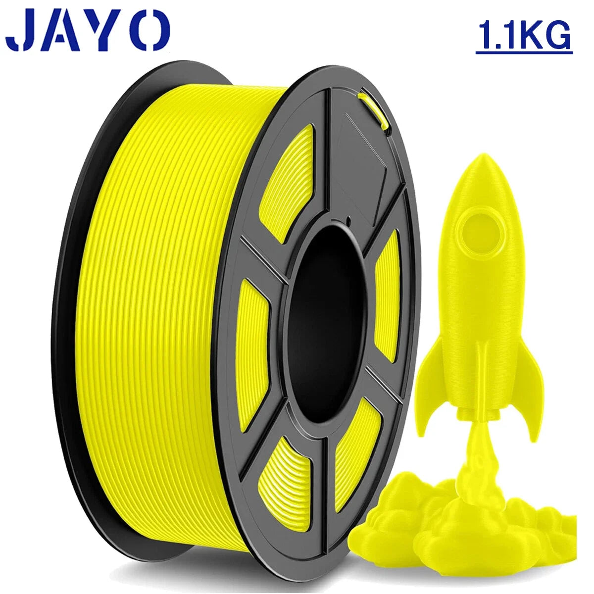 JAYO 1100G 3D High Speed PLA Filament 1.75mm HS PLA  Filament 600mm/s For Bambu FDM 3D Printer Neatly Wound 3D Printing Material