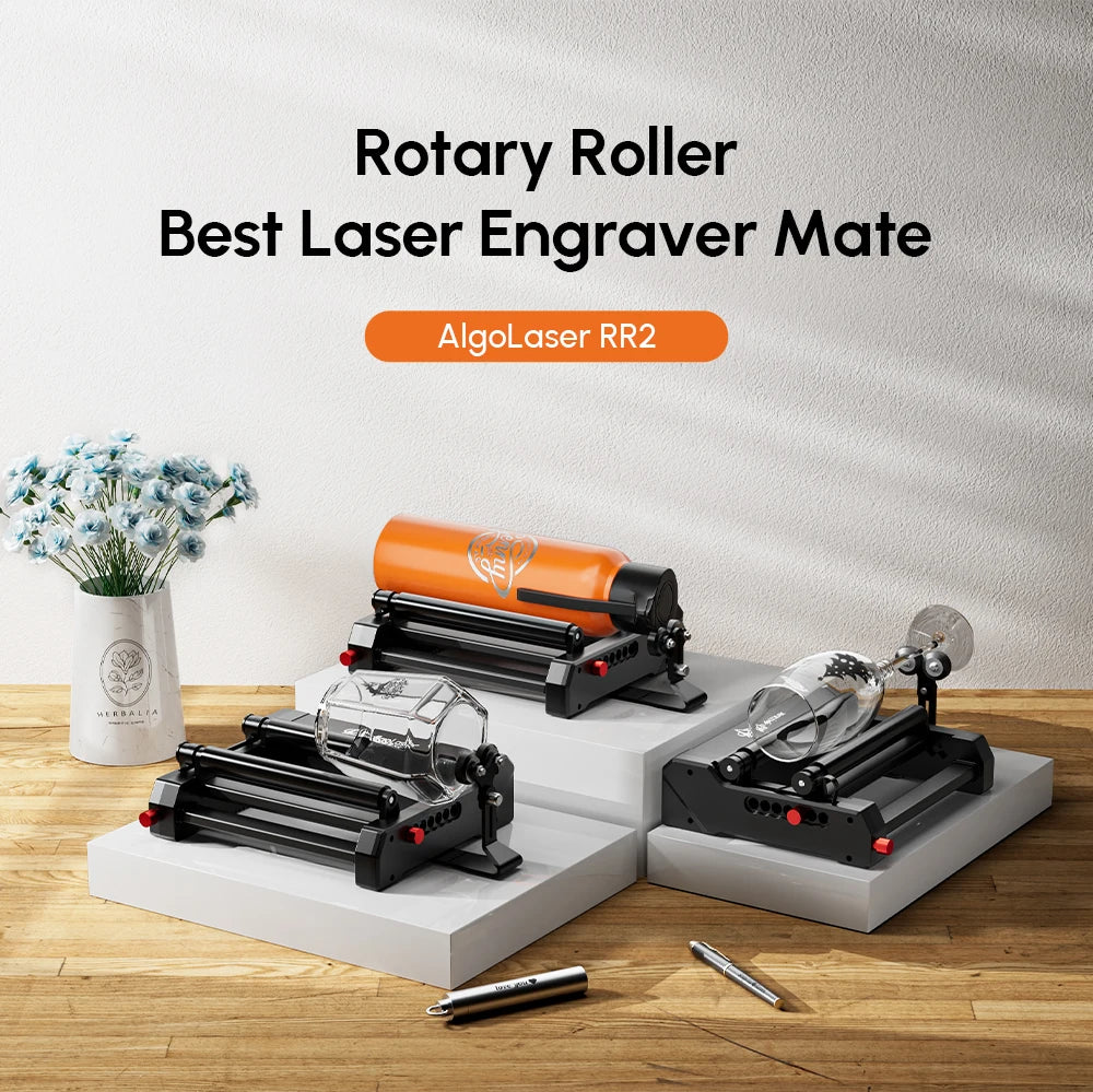 AlgoLaser DIY KIT 10W Laser Engraver 12000mm/min Speed Laser Cutter and Engraver Machine for Wood and Metal 400x400mm Area