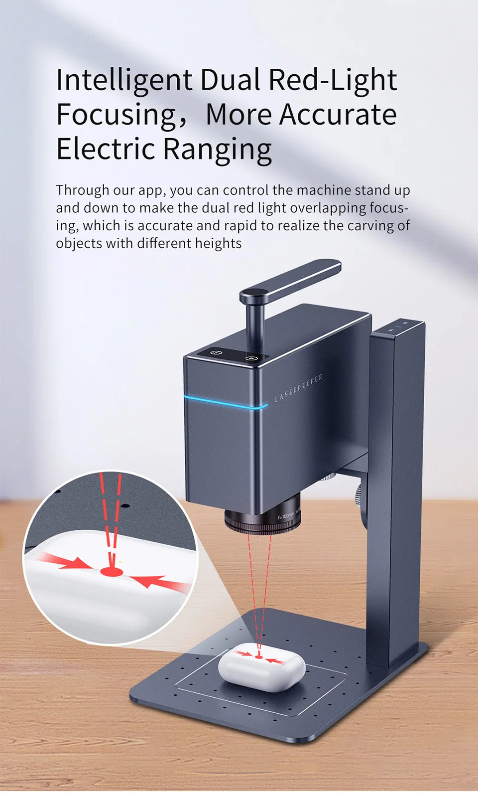 Portable Laser Pecker Metal and Plastic Laser Engraver LP3 for production carving