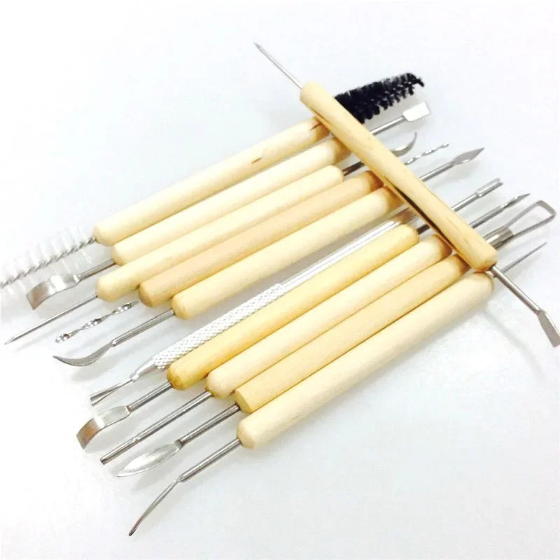 11pcs set DIY Pottery Tools Polymer Clay Cutter Tools for Clay Sculpting