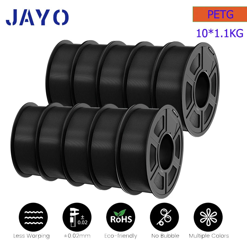 JAYO pla plus PETG high-speed matte PETG APLA 10Rolls  filament 175mm no bubbles smooth multiple colors optional