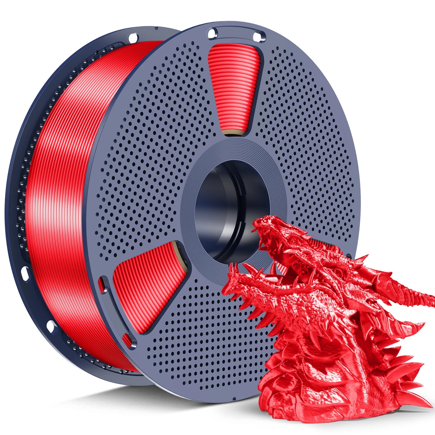 SUNLU SILK PLA+  Filament 3D Printer Filament 10kg 1.75mm Spool wire Vacuum Package