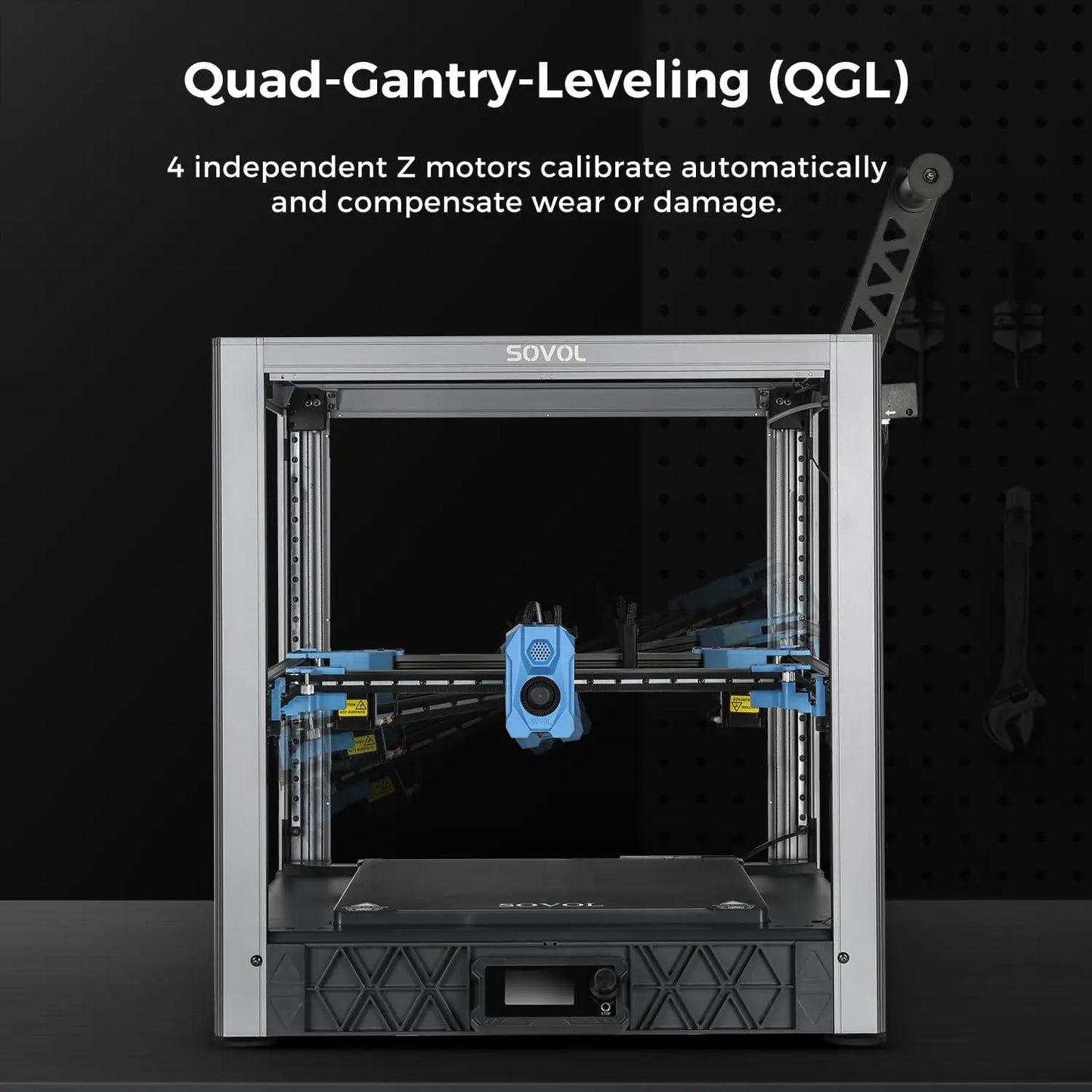 3D Printer-Sovol SV08 Core-XY 3D Printer Open Source, Max 700mm/s High Speed with 300℃ Clog-free Hotend and Camera