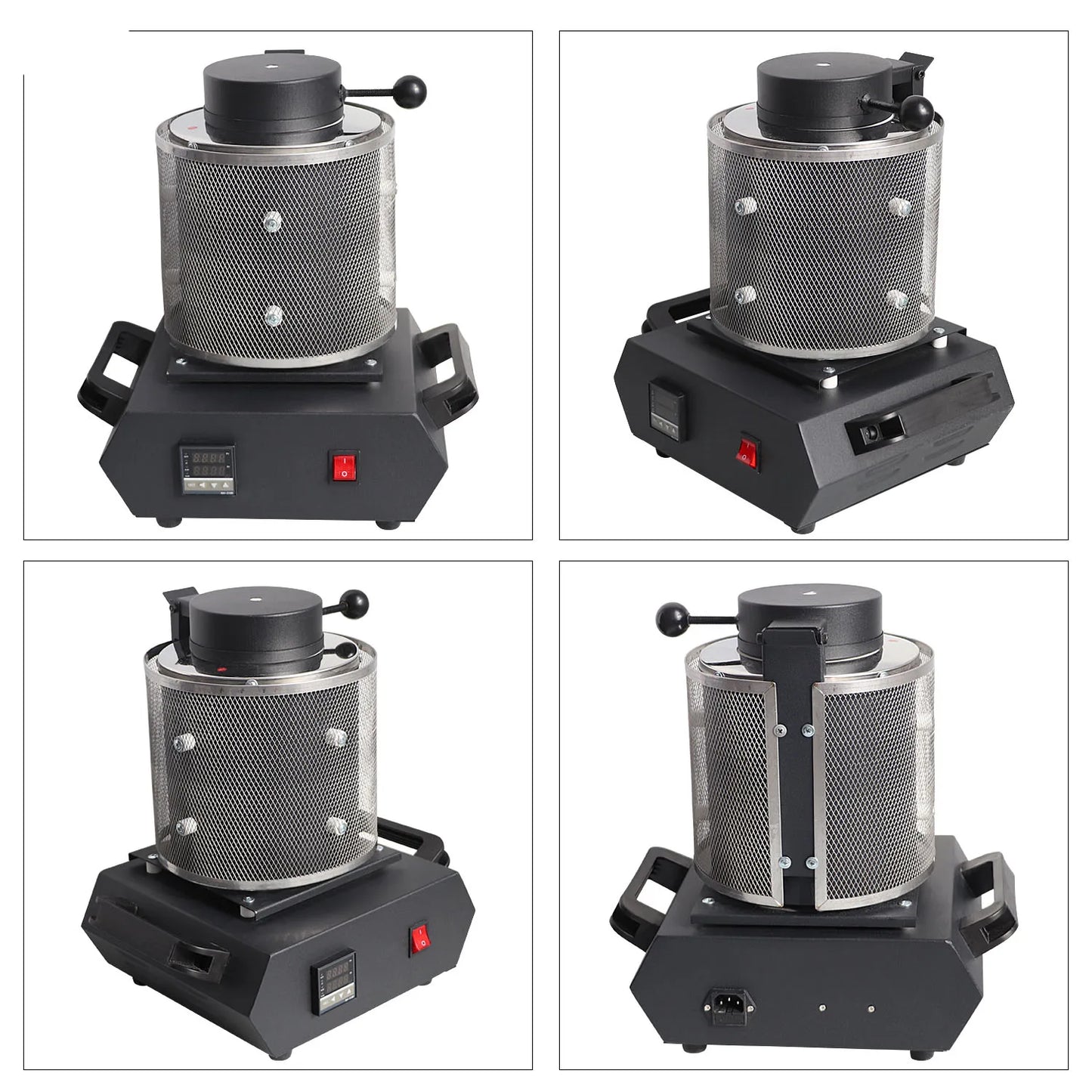 3Kg Portable Gold/Silver Melting Furnace - High-Temp Crucible Kit for Aluminum & Precious Metals