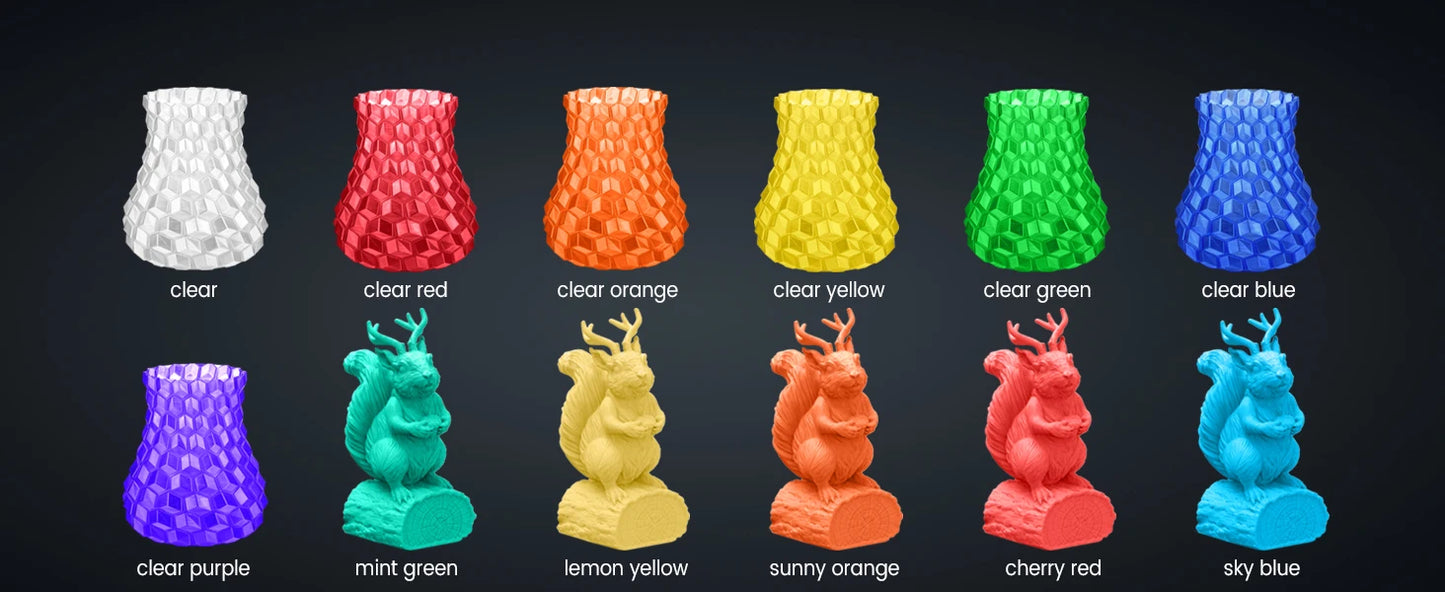 SUNLU 5KG 3D Filament PLA/PLA PLUS/PETG/ABS Filamnet 1.75mm 5Roll 1KG Neatly Wound 3D Printer Filament for 3D Printer