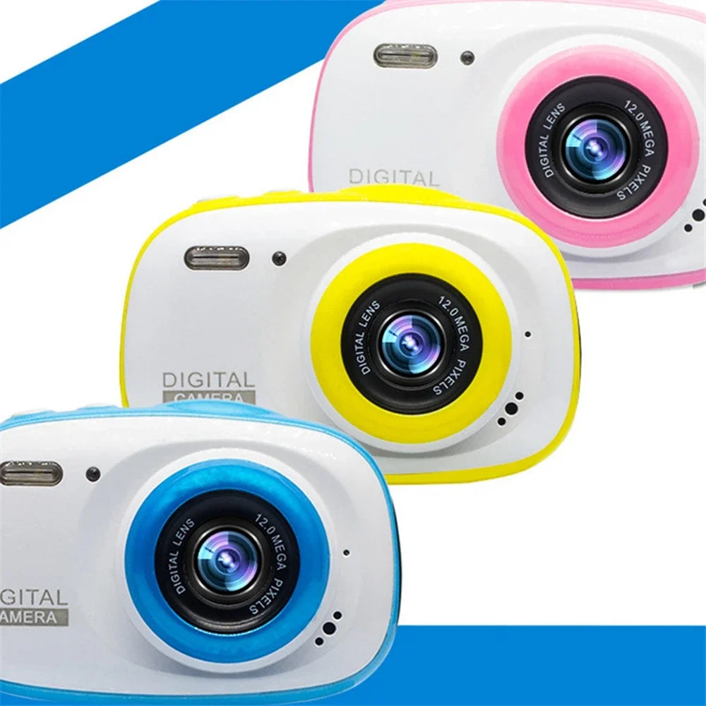 Kids Digital Camera Waterproof Toys 2 Inch Hd Screen Lovely Camera Digital Outdoor Underwater Photography Children