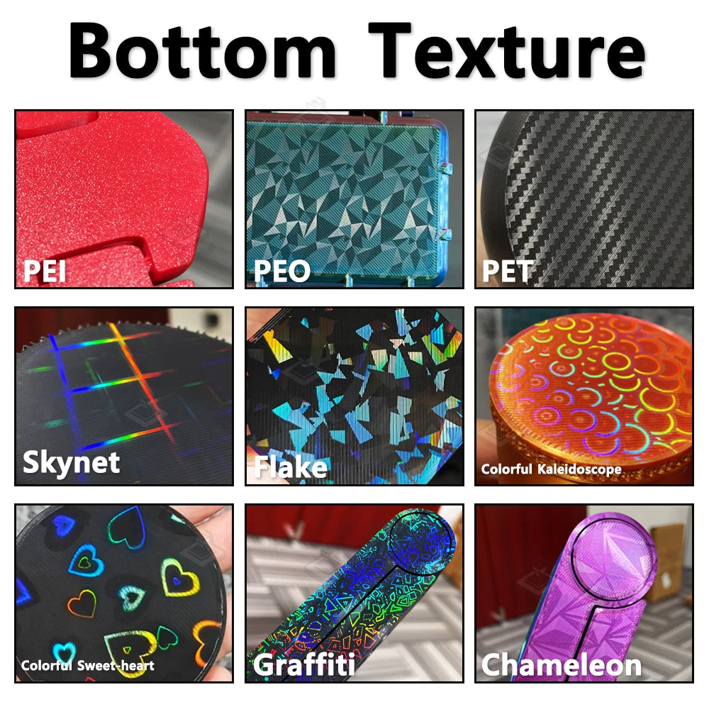 260x271 Build Plate for Elegoo Centauri Carbon Plate Smooth PEF Sheet PEO PET for Centauri Carbon 3D Printer Heatbed Build Plate